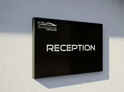 Wall Sign Tray Product Example