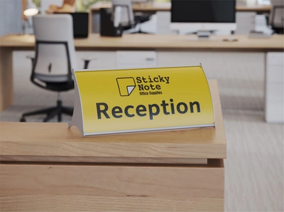 Desk Sign Product Example