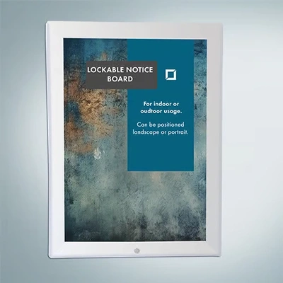 Lockable Poster Cases