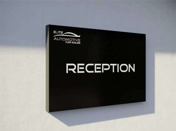 Wall Sign Tray Product Example