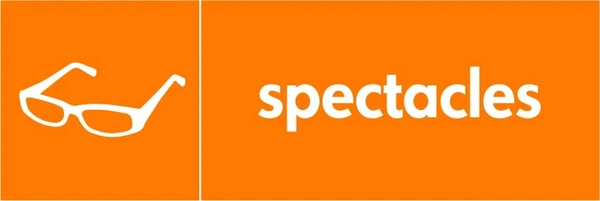 Spectacles collection-point artwork with a white item illustration and wording on orange. OTHE0018.