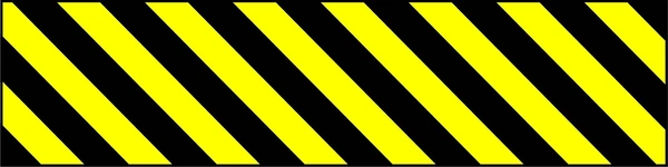 Black and yellow diagonal hazard strip — Falling stripes sign. black-and-yellow headroom and hazard marking. Supplied artwork PARK0054.