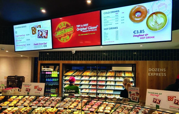 Digital Menu Boards Product Example